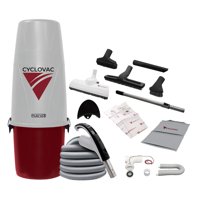 Cyclovac Nitro Max – ABS Central Vacuum with Turbo Air Powerhead – 700 Airwatts W3