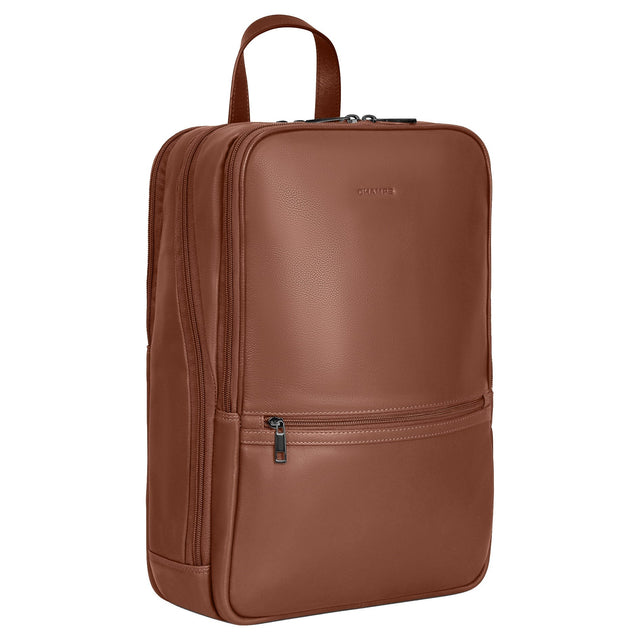 Champs Onyx Collection Classic Leather Backpack, 15 L H3