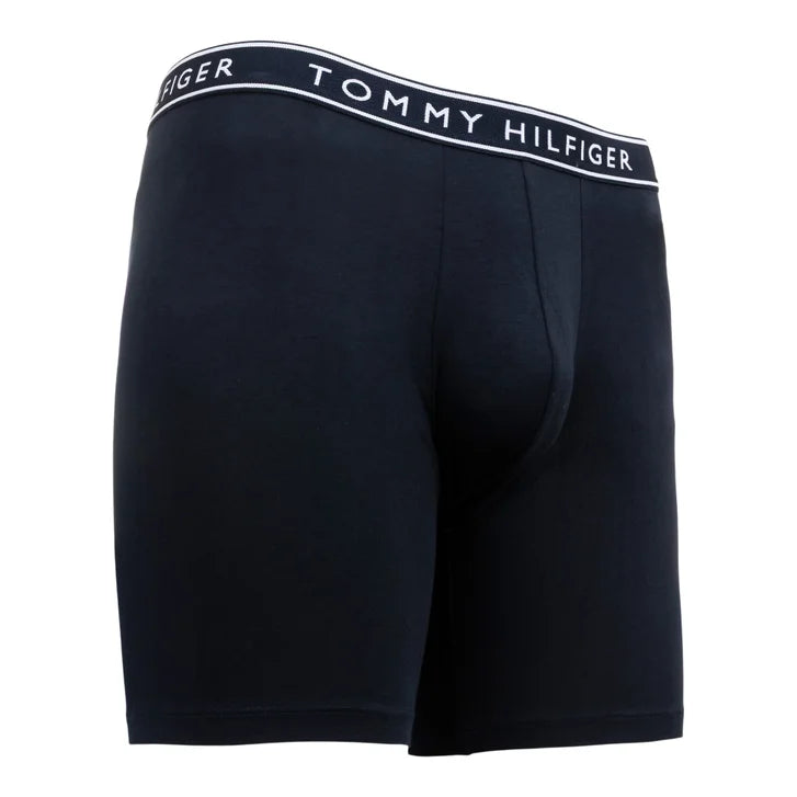 Tommy Hilfiger Men's Cotton Stretch Boxer Brief, 4-pack