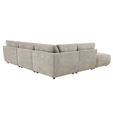 Cobbel 5 Piece Modular Fabric Sectional with Ottoman