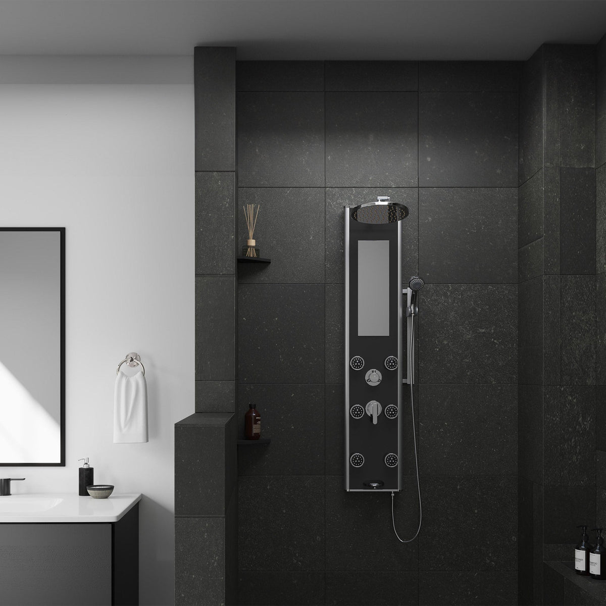 PULSE ShowerSpa Leilani 6-Jet Shower Panel with Handshower