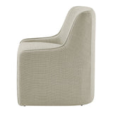 Aiden & Ivy Fabric Dining Chair with Castors