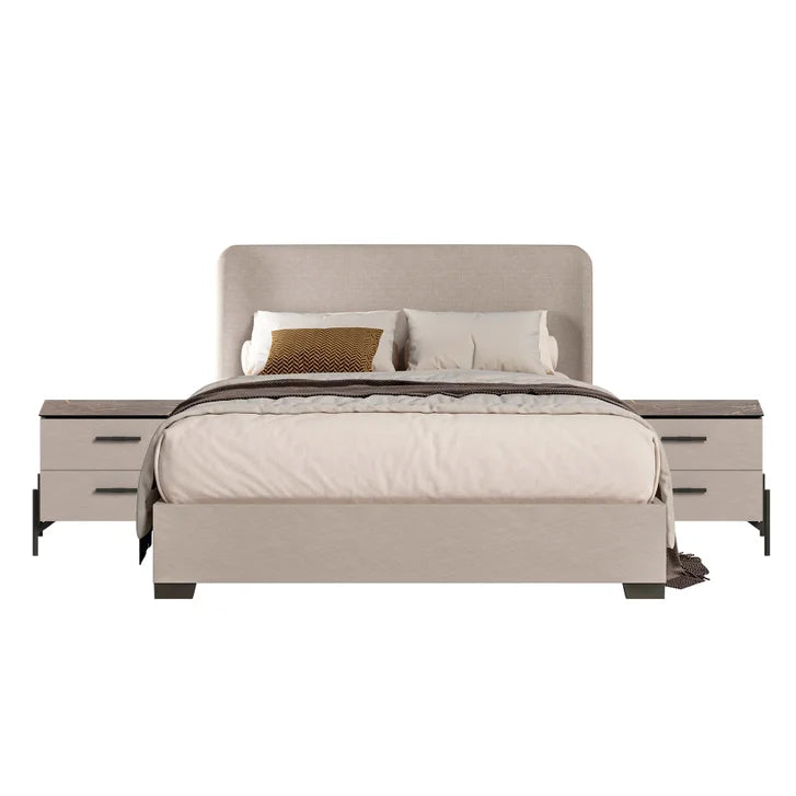 Sassari 3-piece Bedroom Set, Made in Italy