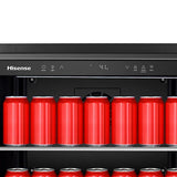 Hisense 5.4 cu. ft. 164-can Stainless Steel Built-in or Freestanding Beverage Center with Wi-Fi Connectivity