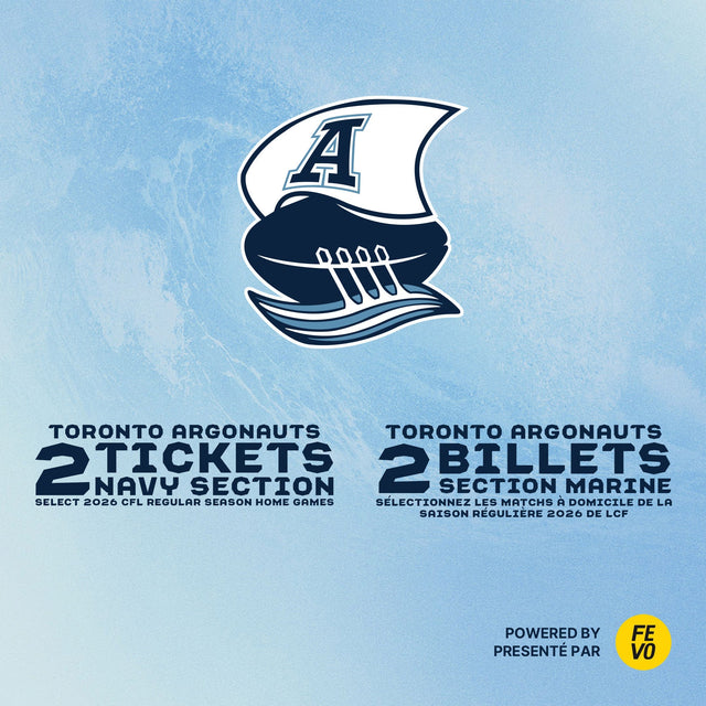 CFL Toronto Argonauts - 2 Tickets Q6