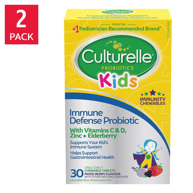 Culturelle Kids Immune Defense chewables, 2 x 30 tablets I8