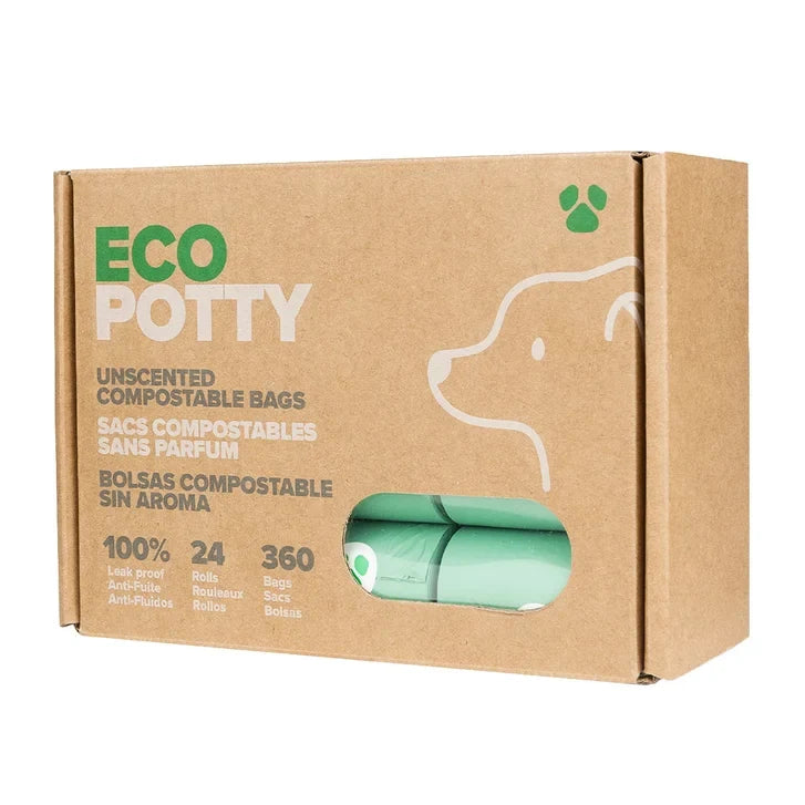 ECO POTTY – Compostable Poop Bags for Pets, 360-count
