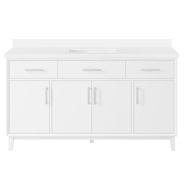 OVE Decors Jonah 60 in. Vanity with White Quartz Top