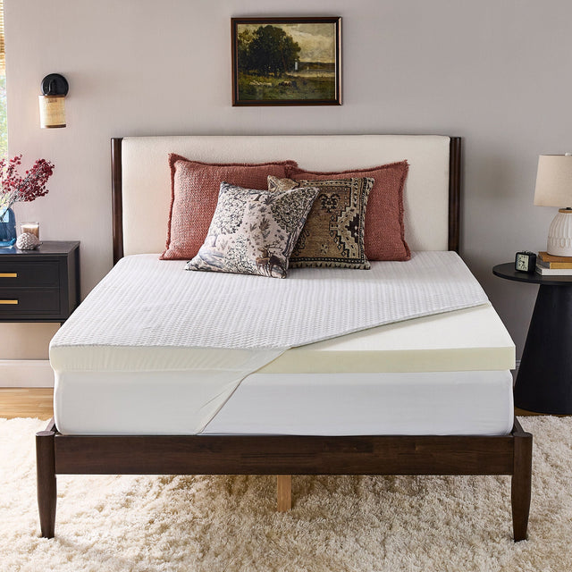 Novaform 3 in. Advanced Back Support Memory Foam Mattress Topper P0