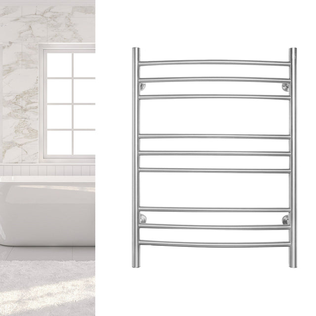 WarmlyYours Riviera 9 Bar Towel Warmer N0