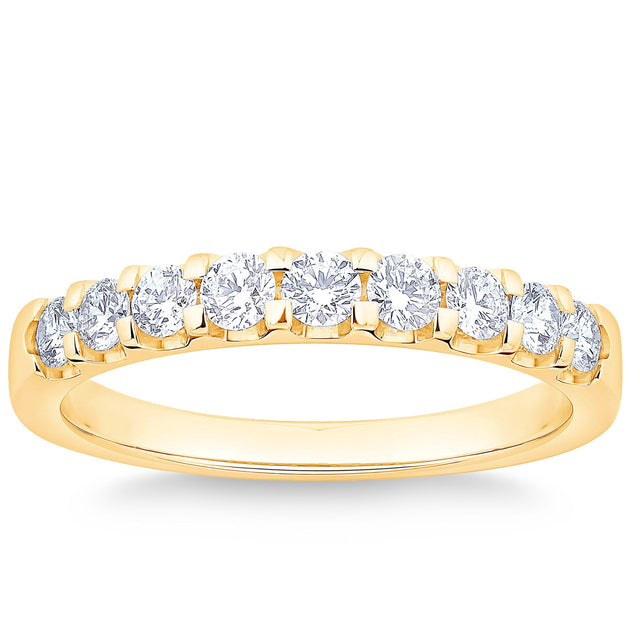Round Brilliant Diamond Wedding Band (0.50 ctw) C5