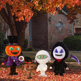 Halloween Friends 4-piece Illuminated Pop-up Characters