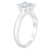 1.70 ct Princess Cut, Clarity VVS2, Colour G, Diamond Solitaire Ring