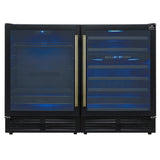 Forno Gemello 48 in. Side-by-Side Wine and Beverage Cooler