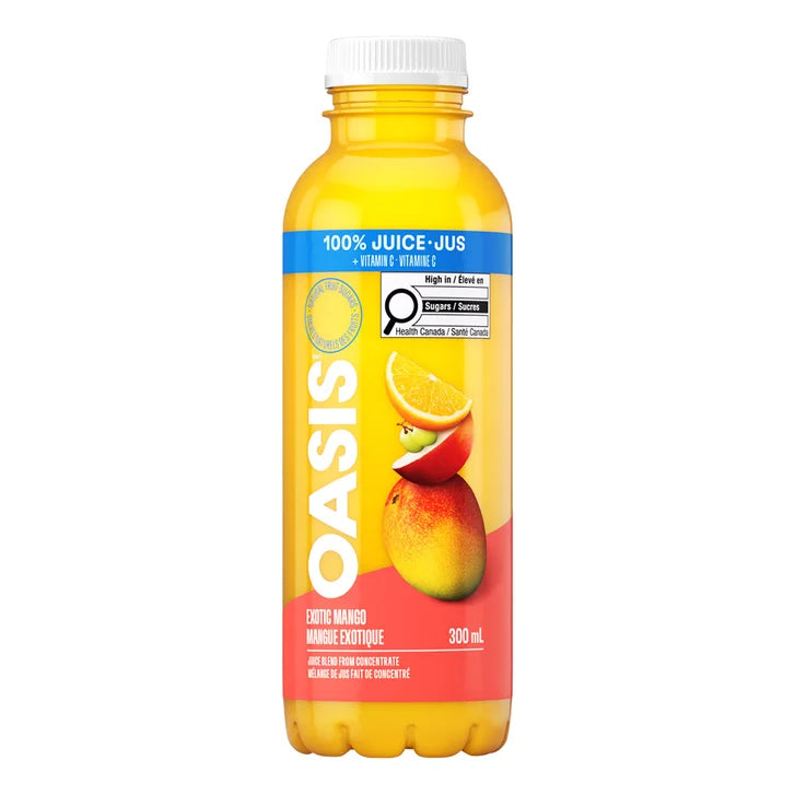 Oasis Exotic Mango Juice Blend, 24 × 300 mL
