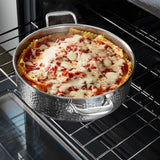 Lagostina Legacy Hammered 5-ply Everyday Pan, 28 cm (11 in.) / 5.5 L (5.8 qt.)
