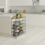Seville Classics 3-Tier Stackable Sturdy Steel Mesh Utility Shoe Rack