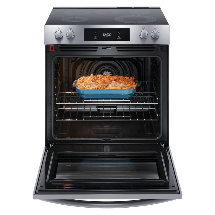 Frigidaire Gallery 30 in 6.2 cu ft. Electric Total Convection 5-Burner Range with Air Fry