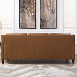 Prospera Home West Park Top-grain Leather Sofa and 2 Chairs