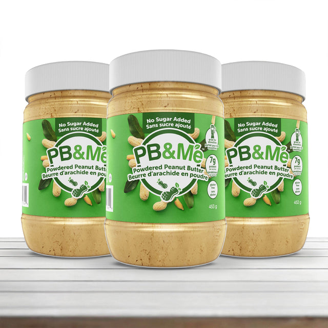 PB&Me Powdered Natural Peanut Butter, 3 x 453 g X1
