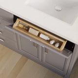 Studio Bathe Calais III Vanity in Mink Grey Finish with Engineered Stone Countertop