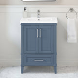 OVE Decors Navata 24 in. Vanity With White Ceramic Top