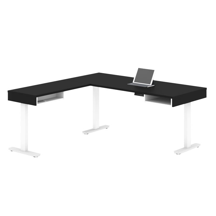 Bestar Viva L-shape Height Adjustable Desk