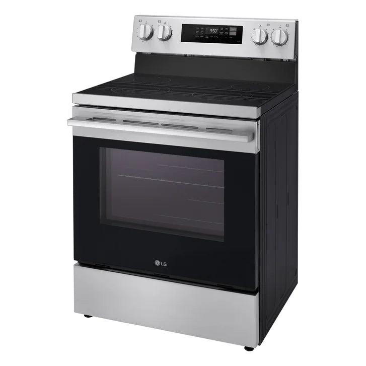 LG 30 in 6.3 cu ft. Stainless Steel Electric Freestanding Range with True Convection and Air Fry