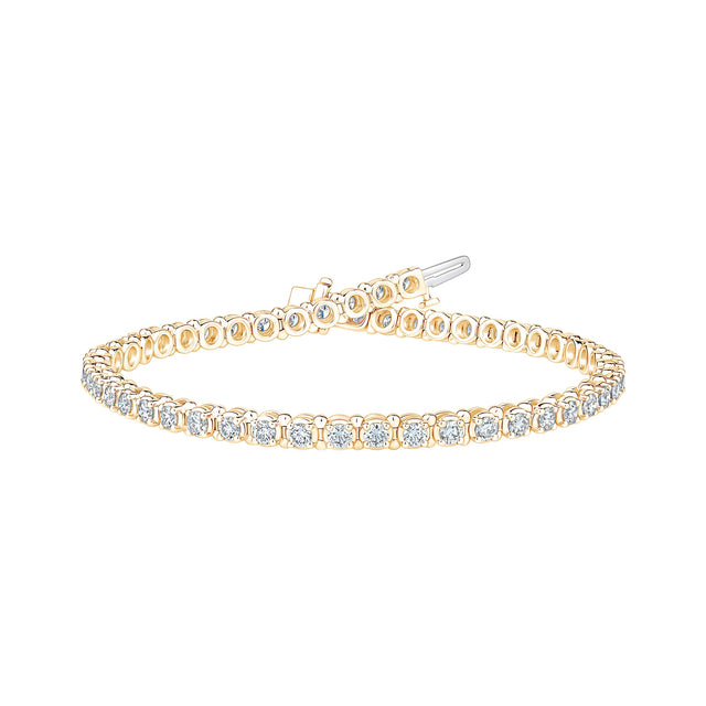 Round Brilliant Diamond Bracelet (3.00 ctw) G8