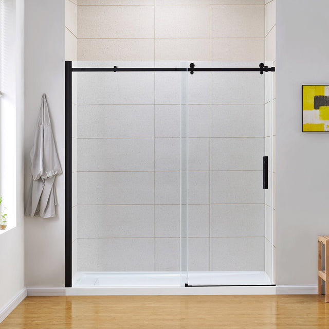 OVE Decors Kelsey 72 in. Sliding Glass Shower Door with Hardware H0