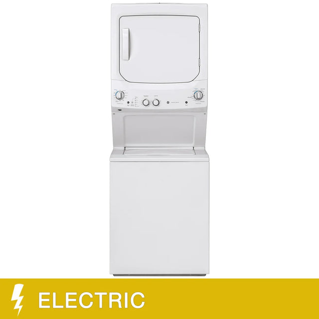 GE 27 in. Electric White 4.4 cu. ft. Washer, 5.9 cu. ft. Dryer Laundry Centre P3