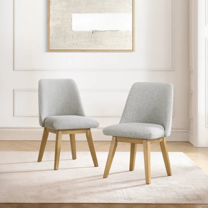 Aiden & Ivy Destin Fabric Dining Chair, 2-pack