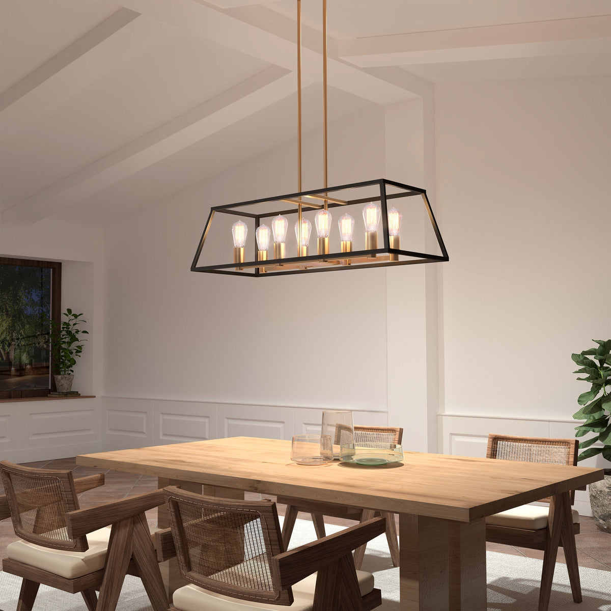 Artika Carter Long 8-Light Chandelier