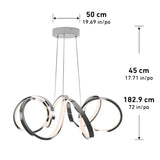 Artika Swirl Ribbon Pendant Light