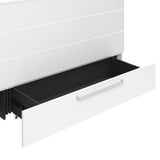 Borealis Queen Cabinet Bed with Drawer & Mattress
