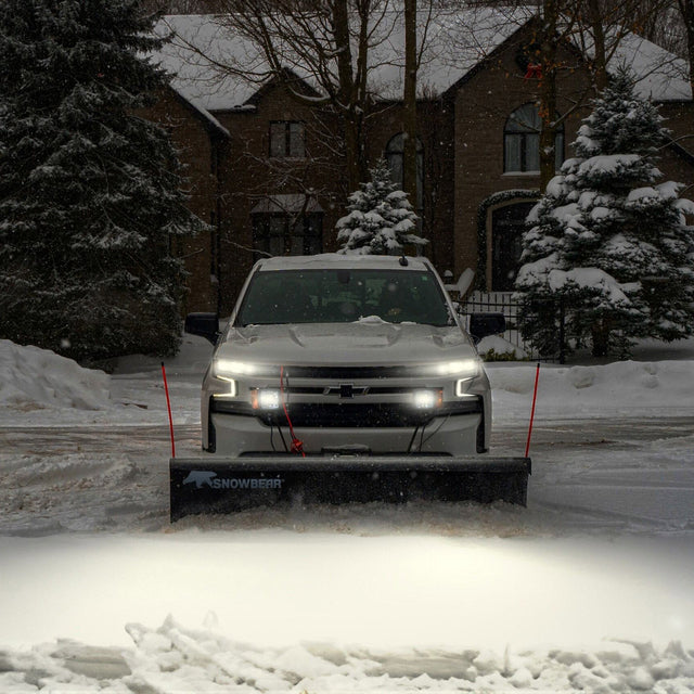 Snowbear T-Frame Snow Plow with Light Kit, 84 in. x 22 in. G9
