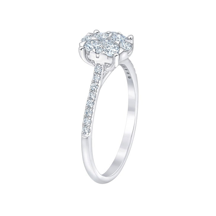 Round Brilliant Diamond Composite Ring (0.50 ctw)