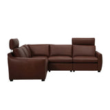 Palliser Mori 5-piece Top-grain Leather Power Reclining Sectional