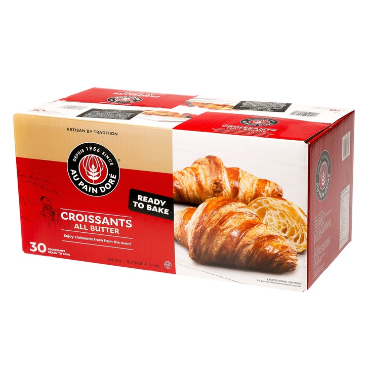 Pre-Proofed Butter Croissants, 30 units