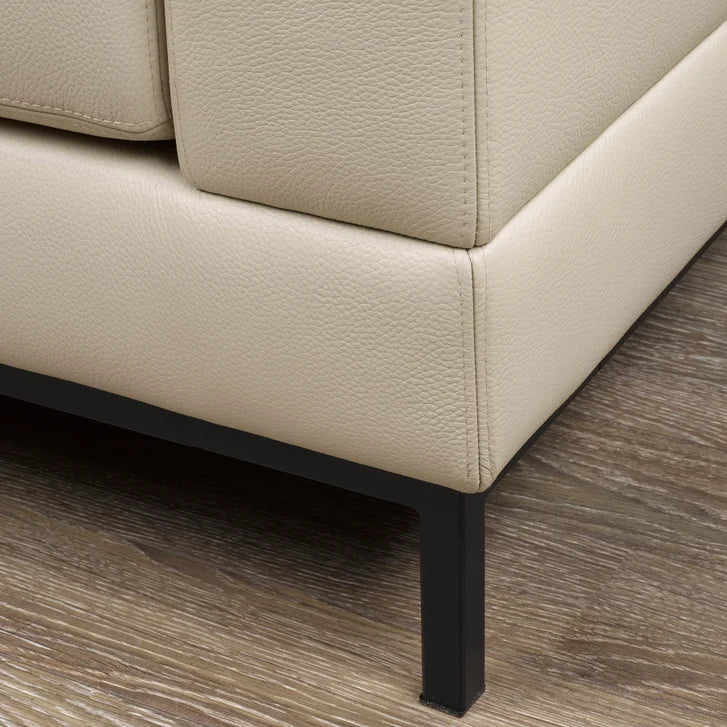 Galleria 2-piece Top Grain Leather Left-hand Facing Sectional