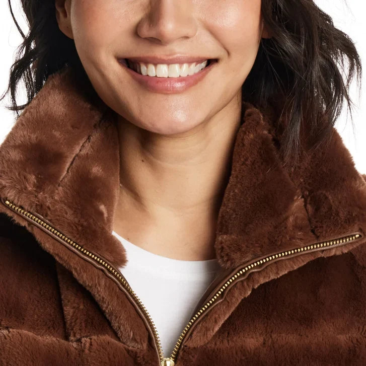 Weatherproof Women's Faux Fur Vest