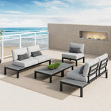 Colonial 5-piece Patio Sectional Conversation Set