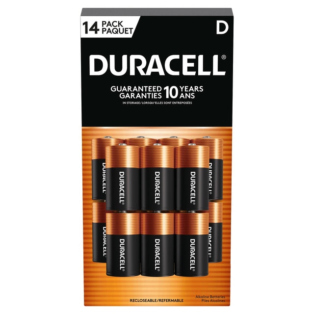 Duracell CopperTop D Batteries, 14-count I2