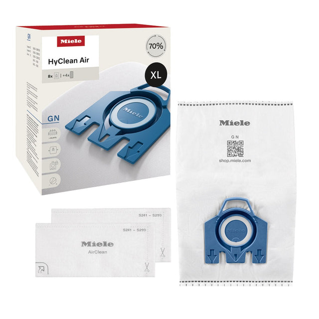 Miele HyClean Air GN Dustbags, 8-pack N7