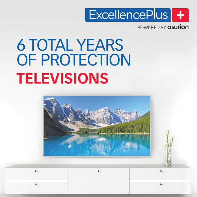 Québec - ExcellencePlus+ 4-year warranty. No deductibles and no additional fees for 1 TV Under $500 Q4
