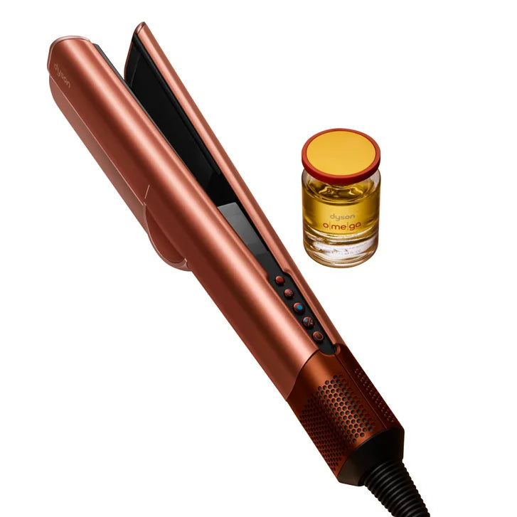 Dyson Airstrait Straightener with Omega Hydrating Hair Oil and Presentation Case