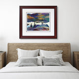 Mirror Lake Framed Print by F. Carmichael