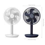 Lumena FAN STAND 4 Cordless Desk Fan 2 pack, 17.78 cm (7 in.)