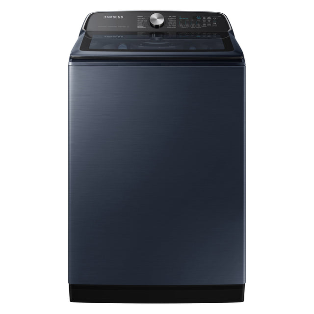 Samsung 27.5 in. 6.1 cu ft. Navy Steel Top Load Washer with Pet Care Solution J5