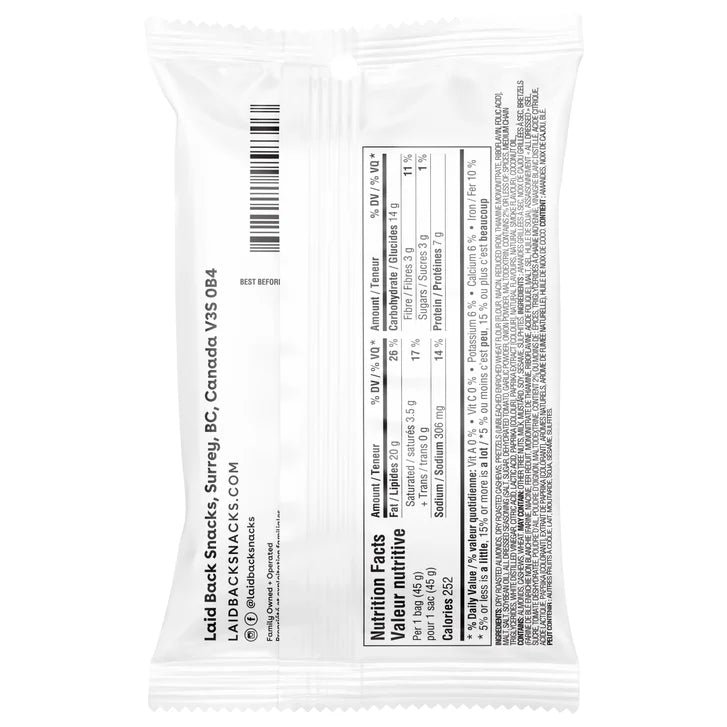 Laid Back Snacks, Snack Mix, 20 × 45 g